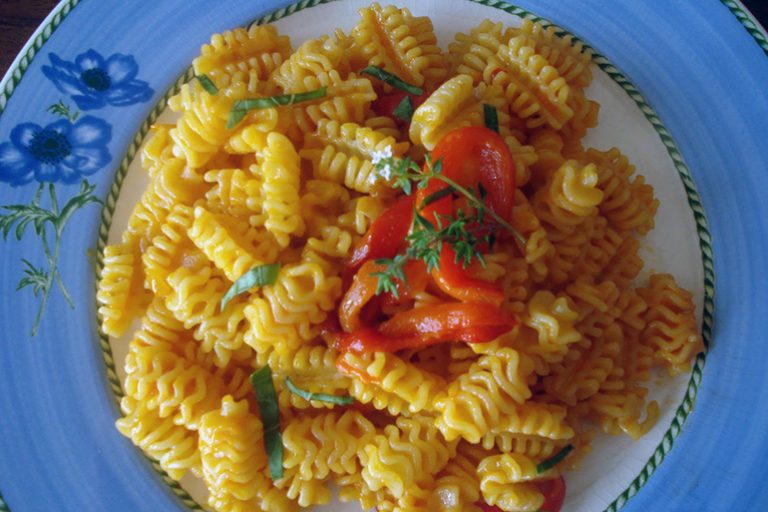 Saffron Radiatori RADIATORI PAST WITH VEGETABLES AND SAFFRON - Giacomini